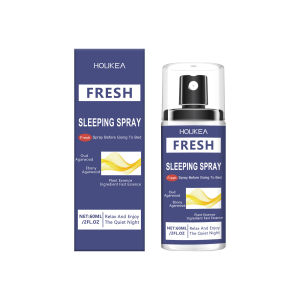 HOUKEA Deep Sleep Pillow Spray Lavender Pillow Sleep Spray Aromatherapy Without Stimulation Fall Asleep Deep Soothing Sleep (60ml)