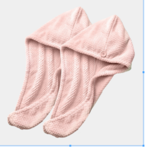 Thick Double Layer Absorbent Quick Dry Non-Shedding Womens Hair Cap Cute Adult Bath Cap for Home Use Hair Towel Accessory
