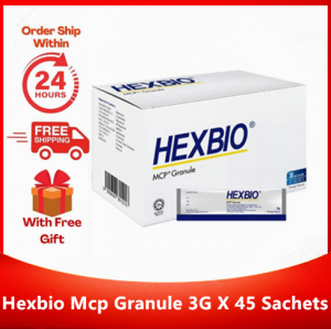 【BUY 2 FREE 1】Hexbio Mcp Granule 30 Billion 3G X 45 Sachets