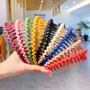 AISHGToothed Hair Band Female Korean Face Wash Special Broken Hair Pressure Hair Non-Slip Small Fresh Hairpin Hair Accessories