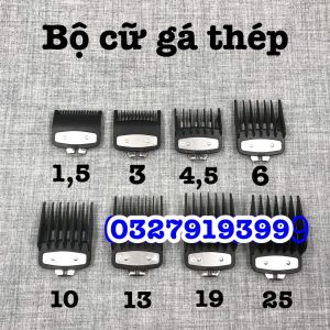 Bộ cữ tông đơ BARBER gá thép ( 1 bộ 8 cái )