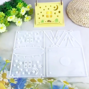 Flexible Sturdy Silicone Molds Fashion Accessory Portable for Making Unique Tent Shaped and Home Decorations