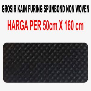 KAIN FURING SPUNBOND POLOS METERAN NON WOVEN BAHAN TAS GOODIEBAG TOTEBAG POUCH DRAWSTRING(50x160cm)