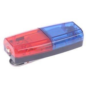 Đèn LED chớp nháy Xanh Đỏ khẩn cấp báo hiệu Đeo Vai gắn xe Có Thể Sạc