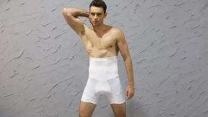 Mens Body Shaper Tummy Control Slimming Shapewear Shorts High Waist Bdomen Fitness Waist Body Shapers Plus Size