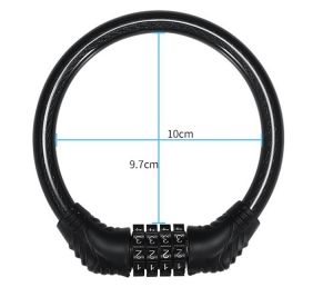 Khóa xe đạp chống trộm 4 số đổi mã an toàn chất lượng cao