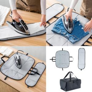 Space Saving Foldable Ironing Pad Stains Resistant Portable Design Steams Iron Organizers Box For Home Or Business Trip