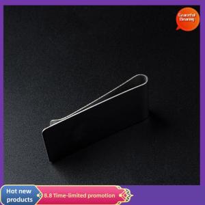 Graceful High Quality Stainless Steel Metal Money Clip Fashion Simple Stainless Steel Money Clip Dollar Cash Clamp Holder Wallet for Men Women