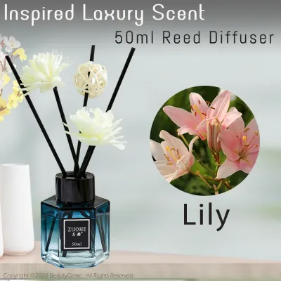 (80+ Selections) Shangri-La Hotel/ Hilton Hotel/ Westin Hotel/ Lavender/ Jasmine/ Gardenia/ Ocean/ Bluebell/ Rose/ Osmanthus/ English Pear Freesia scent Premium Home Fragrance Reed Diffuser (50ml/ 180ml) / Reed Refill (60ml) Essential Oil [Re.D]
