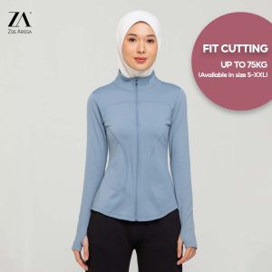 ZOE ARISAH Wynter Windbreaker Women Sport Jacket Muslimah Hiking Outfit Baju Sukan Activewear UV Protection ZOE ARISSA