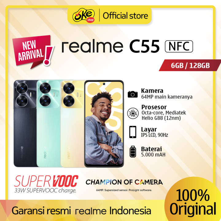 Realme C55 6 128gb 8 256gb Garansi Resmi Lazada Indonesia Realme C55 6 128gb 8 256gb Garansi Resmi Lazada Indonesia
