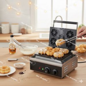 เครื่องทําเค้กดอกพลัม / เครื่องทําโดนัทพลัม / เครื่องทําโดนัท / เครื่องทําโดนัท รูปทรงสวยงาม