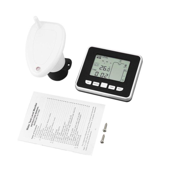 OSMAN Ultrasonic Wireless Water Tank Liquid Depth Level Meter Sensor ...