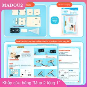 [COD] MADOU2 Bằng Gỗ Đầy Màu Sắc Sợi Quang Bộ Dụng Cụ Đèn Tự Làm Khoa Học Xây Dựng Dự Án 3D Bằng Gỗ Câu Đố Lắp Ráp Mô Hình Thiết Lập Giáo Dục Đồ Chơi