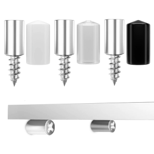 Partition Nail Shelf Brackets with Rubber Sleeve Laminate Support Mounting Hardware for Furniture Cabinets Wardrobes