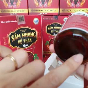 [CHÍNH HÃNG] Viên Uống Sâm Nhung Bổ Thận Nam Nữ (Hộp 30 Viên) - Hỗ Trợ Bồi Bổ Thận Khí Tăng Cường Sinh Lực Giảm Đau Lưng Mỏi Gối Và Đi Tiểu Đêm