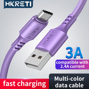 HKRETI brand genuine Micro USB cable liquid data cable fast charger QC 3.0 cable USB to Micro USB 2.0 fast charging cable suitable for tablet PC and Android mobile phone USB cable