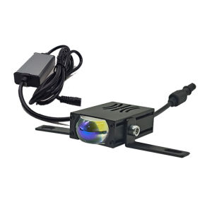 กระจังหน้าตรงกลางรถเซ็นเตอร์ไลท์ไฟ LED รถยนต์รถจักรยานยนต์สองสปอร์ตไลท์สีโคมไฟ LED หน้ารถยนต์ไฟ LED รถยนต์ไฟ LED ไฟสปอร์ตไลท์แอลอีดีมอเตอร์ไซด์สากล