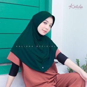Bergo Hamidah Sporty Bahan Jersey Premium Ukuran L Pet Antem Menutup Dada Hijab Olahraga Futsal Volly Basket