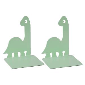 2 Pcs Cuốn Sách Chủ Sở Hữu Khủng Long Bookends Kệ Cuốn Sách Stoppers dựng sách bằng kim loại kệ Chặn sách trang trí Cho Các Trường Học văn phòng nhà cửa