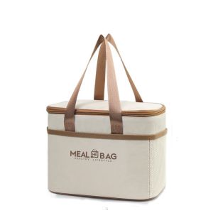 SWEET TIM lunch bag for kids lunch bag insulated thermal lunchbag for adult 午餐包 Large Capacity Insulated Lunch Bag Waterproof Thickened Cooler Bag Multifunctional Leakproof Thermal Food Storage Bag Office Worker