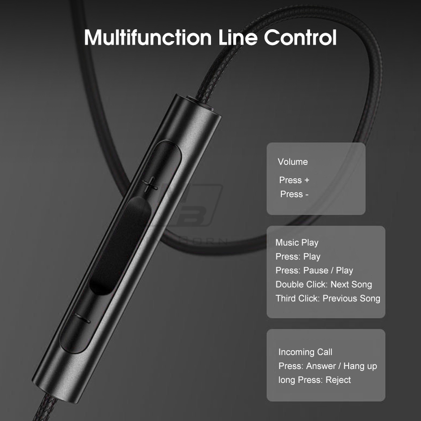 Ακουστικά Mini Born In Ear Ακουστικά Ενσύρματα ακουστικά Ακουστικά HIFI Ακουστικά Στερεοφωνικά ακουστικά Ακουστικά ακύρωσης θορύβου 90° Αγκώνα Βαριά μπάσα Χωρίς πόνο στο αυτί_voghion.com