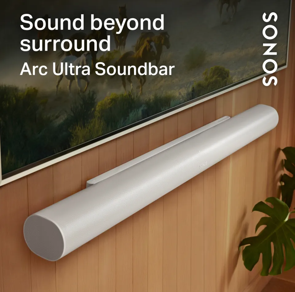 NEW] 9.1.4 Sonos Arc Ultra Soundbar with Spatial Audio and Dolby