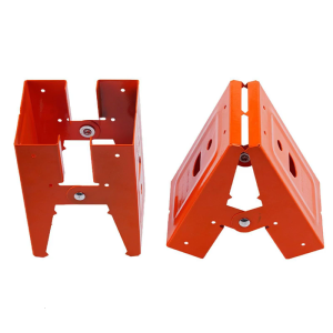 High Strength Sawhorse Brackets Tool Without Installation Slip Resistant Grip Open Frame For Precise Woodworking Alignment