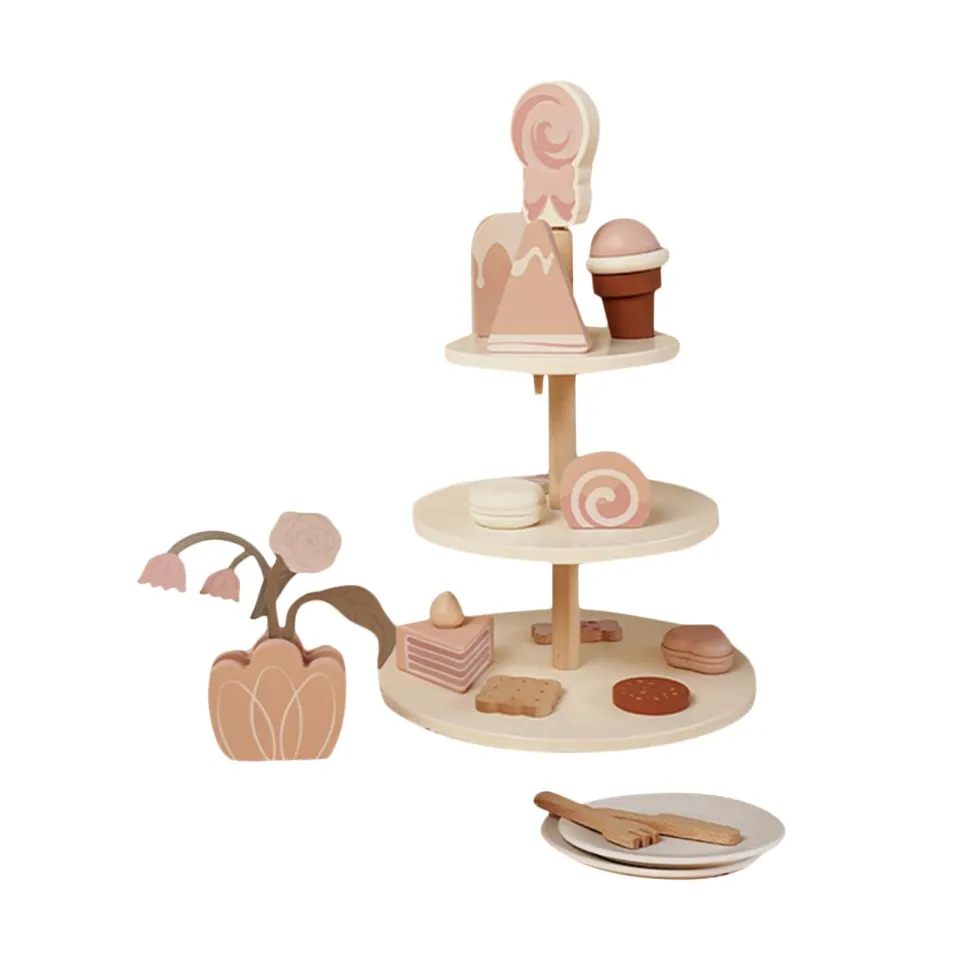 Miffer Tea Set for Little Tea Toy Pretend Play Toy Afternoon Tea