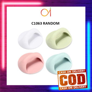 AI-C1063 Gagang Knop Laci Kabinet Jendela Kaca Pegangan Pintu Tempel Lemari Baju Bulat Serbaguna