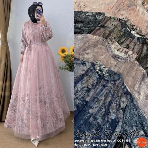 Dress jumbo Marwah/Gamis syari jumbo/Dress pesta kondangan/baju muslim wanita terkini/Gamis jumbo LD 110/Dress pesta/dress resmi/dress mewah