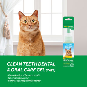 TropiClean Fresh Breath Dental / Oral Care for Cats (Drops / Gel / Water Additive Solution / Kit)