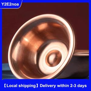 【Local shipping】 Pure Copper Water Supply Bowl Handmade Holy Water Bowl For Buddha Supplies Fine Polished Water Supply Bowl