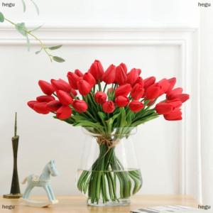 [COD] hegu ดอกไม้ทิวลิปเทียมปลอมช่อจริงสัมผัสบ้านงานแต่งงานตกแต่งปาร์ตี้