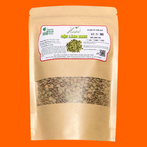 1Kg Đậu Lăng Xanh Hữu Cơ Nhập Khẩu Không Biến Đổi Gen (Lentil Peas) Argentina Nam Mỹ 🍂 Hani Healthy Food