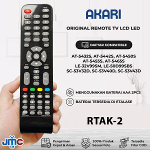 Remote TV Akari LCD LED RC-9914ID Smart TV RC-9920AS