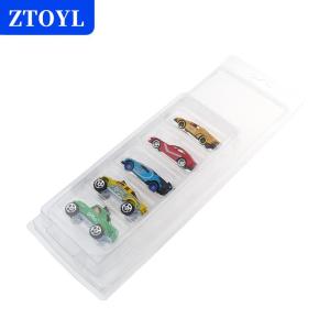 [COD]🔥🔥🔥ZTOYL 5Pcs Car Toy Transparent Display Case Protective Shell Boulevard Team Transport Model Card Board Collect Boys Gift