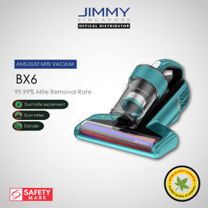 JIMMY BX6 Handheld Anti-Dust Mites Vacuum Cleaner UV+Ultrasonic Handheld 99.99% Cleaning High-Frequency Vibration Tapping UV Sterilization