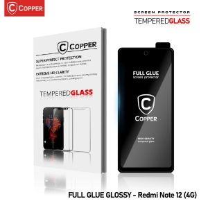 Redmi Note 12 Pro 4G - COPPER Tempered Glass Full Glue PREMIUM GLOSSY