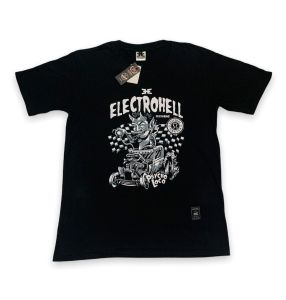 Kaos ElectroHell Psycho loco warna Hitam Kaos pria terlaris Kaos pria dewasa terbaru murah Kaos pria dewasa terbaru distro jepang bandung Kaos pria lengan pendek distro Kaos pria tulisan kata keren Kaos pria lusinan kaos electrohell