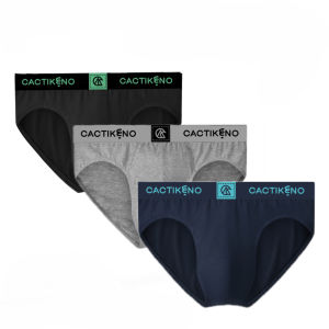 cacti keno 3pcs Plus Size Briefs for Men cotton briefs hygroscopic and breathable igh elasticity breathable and fadeless  Mens Underwear Adult  Comfort