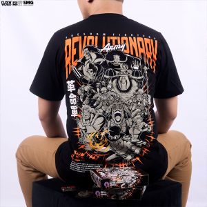 CLOWOR Revolutionary Army Monkey D. Dragon Sabo Ivankov Kuma One Piece Anime Kaos T-Shirt 24s 185GSM