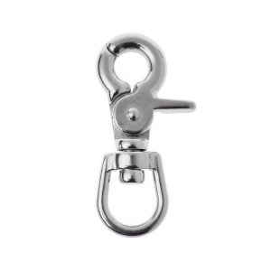 Rust-Resistant Stainless Steel Scissor Hook Lobster Clasp Universal Rotating Hook Spring Hook