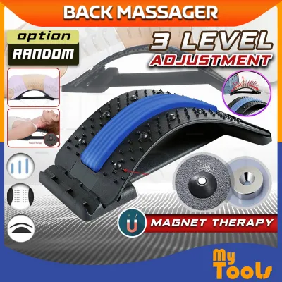 Mytools Back Stretcher Device with Magnetic Points Back Pain Relief Yoga Training Back Stretching Adjustable RANDOM