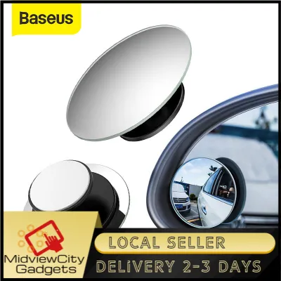 Baseus Car Holder 2Pcs Rear View Mirror Full-vision Adjustable Blind Spot Mirror For Car Backing Auto Round Glass Convex Mirror Car rearview mirror