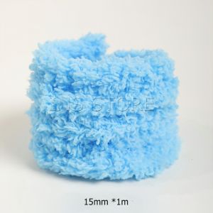 Ins DIY ลวดไหมพรมขนหยิก ไหมพรมขนสัตว์ แบบหนาพิเศษ ทำของเล่น ทำพวงกุญแจ wool stick