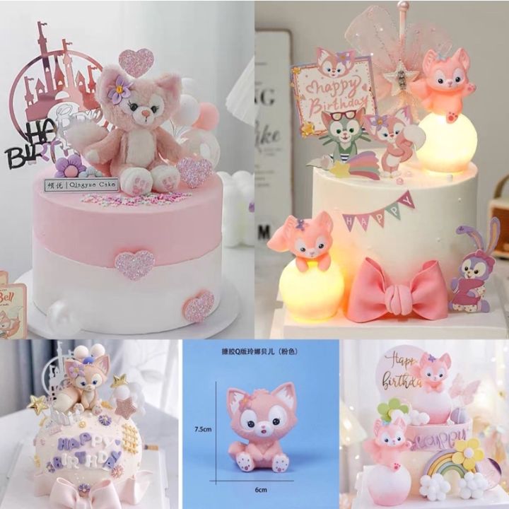 ALL READY STOCK [现货] 琳娜贝儿 软陶 毛绒蛋糕摆件 linabell cake decorations cake ...