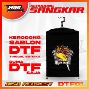 Sablon Kerodong DTF Kerodong Murai /Kotak / Khosan Printing DTF Stirika Costum
