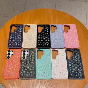 Fashion Shiny Girly Shockproof Cover for Samsung Galaxy S26 S25 Ultra Bling Glitter Diamond Rhinestones Case for Women Girls