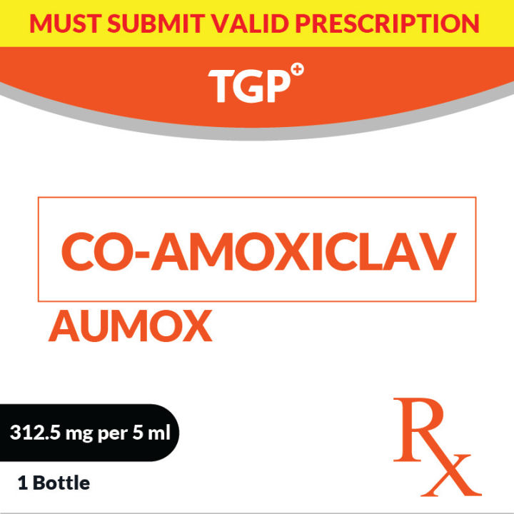 Rx: AUMOX Co-Amoxiclav PowSusp 200mg 60ml